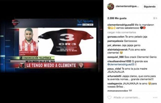 Escándalo en Santa Fe por un video de Clemente a Brítez
