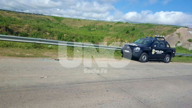 El lugar donde los peritos buscaban el arma de fuego utilizada en el crimen.